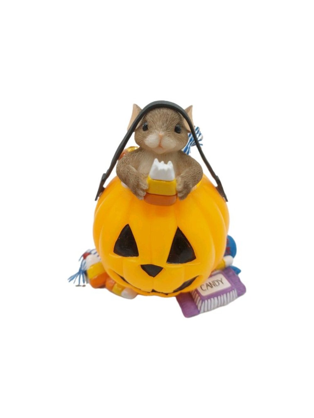 Charming Tails YOU'RE A REAL TREAT Halloween Candy Corn Pumpkin Figurine 85/112